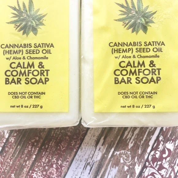 Shea Moisture Sativa Hemp Seed Oil Calm Comfort Bar Soap Size 8 Oz Lot Of 2 - Picture 3 of 6